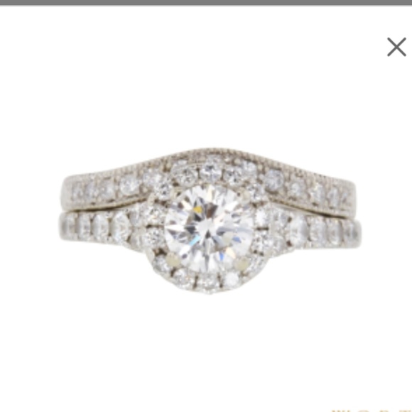 Diamond Wedding Set - Picture 1 of 3